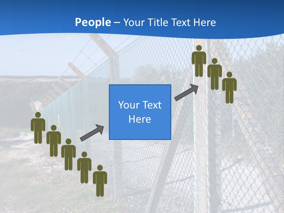 Barbwire Barbed Forbidden PowerPoint Template