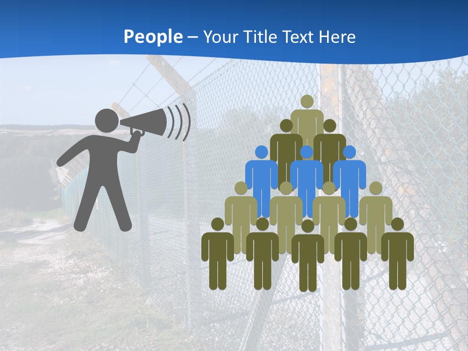 Barbwire Barbed Forbidden PowerPoint Template