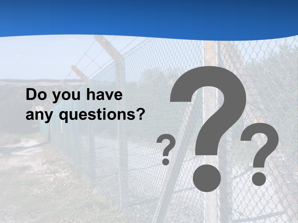 Barbwire Barbed Forbidden PowerPoint Template