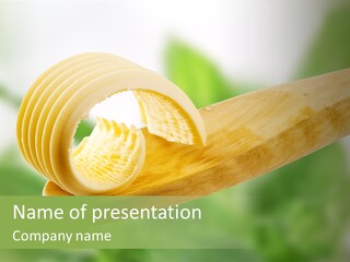 Fresh Milk Product Margarine PowerPoint Template