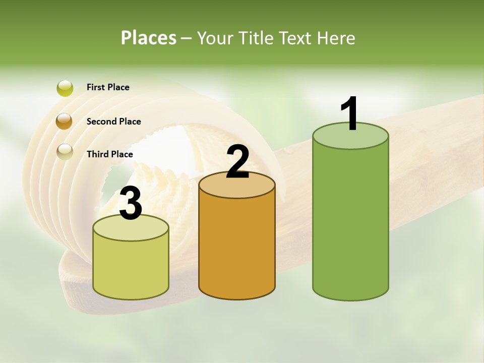 Fresh Milk Product Margarine PowerPoint Template