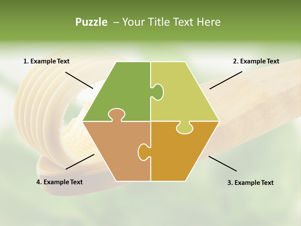 Fresh Milk Product Margarine PowerPoint Template