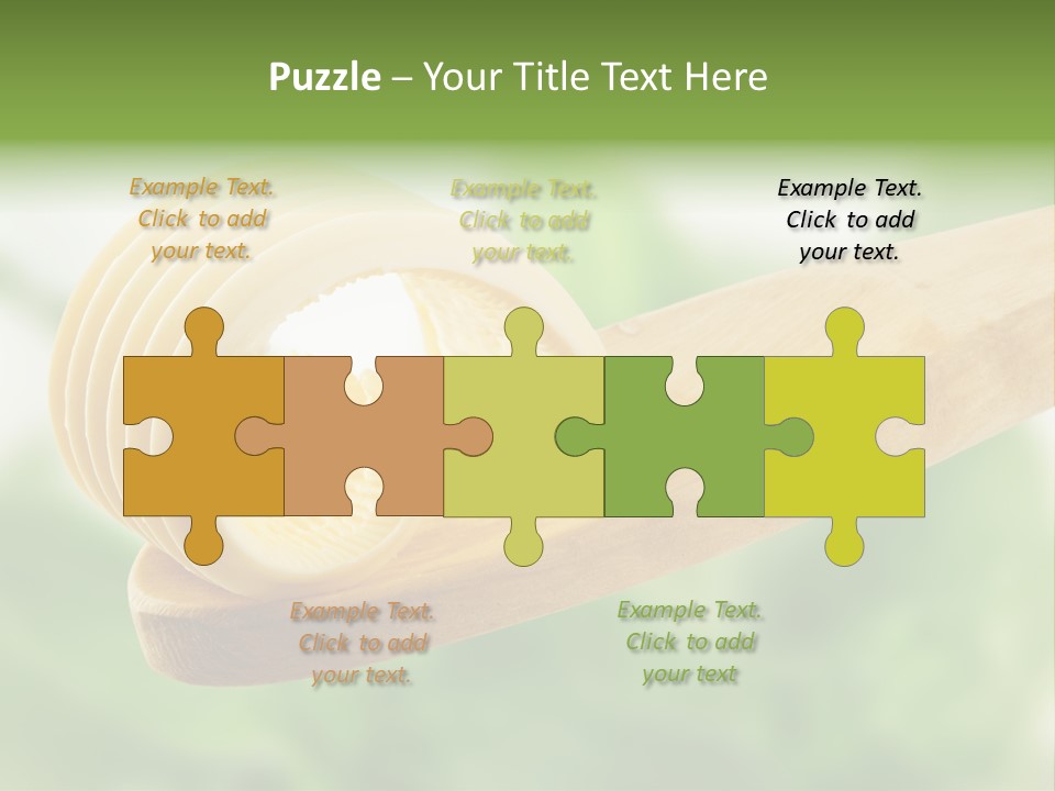 Fresh Milk Product Margarine PowerPoint Template