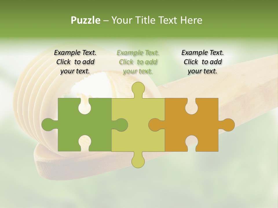 Fresh Milk Product Margarine PowerPoint Template