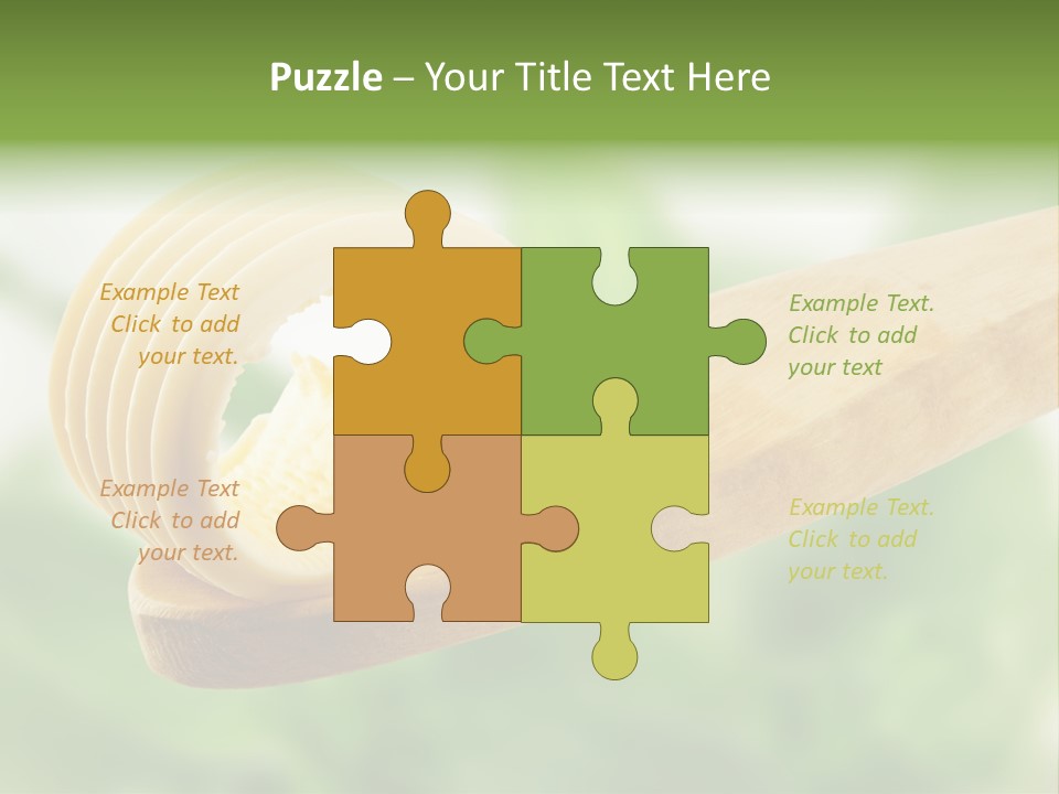 Fresh Milk Product Margarine PowerPoint Template