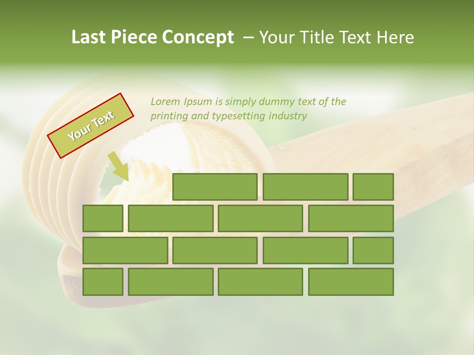 Fresh Milk Product Margarine PowerPoint Template