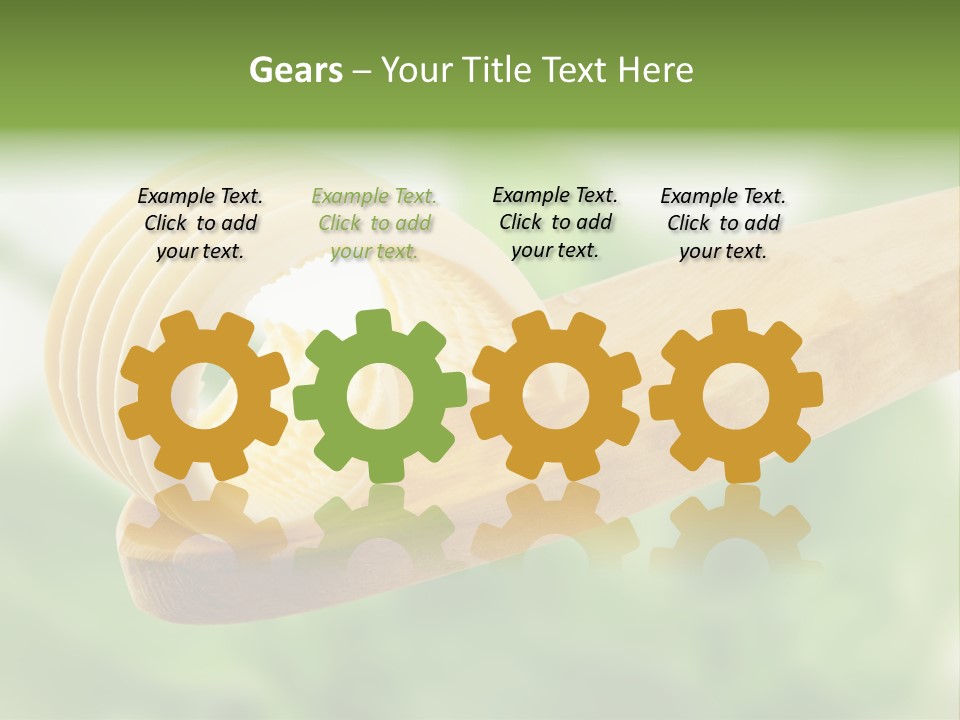 Fresh Milk Product Margarine PowerPoint Template