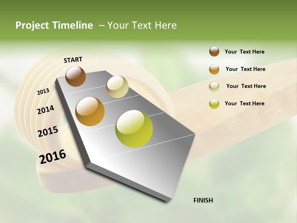Fresh Milk Product Margarine PowerPoint Template