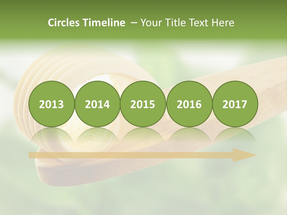 Fresh Milk Product Margarine PowerPoint Template