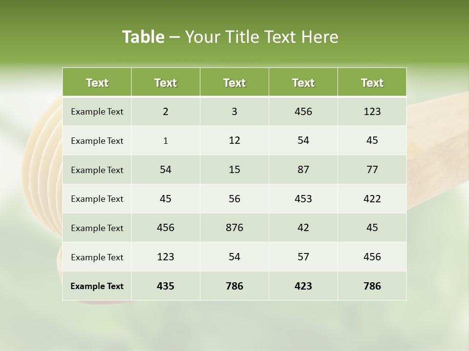 Fresh Milk Product Margarine PowerPoint Template
