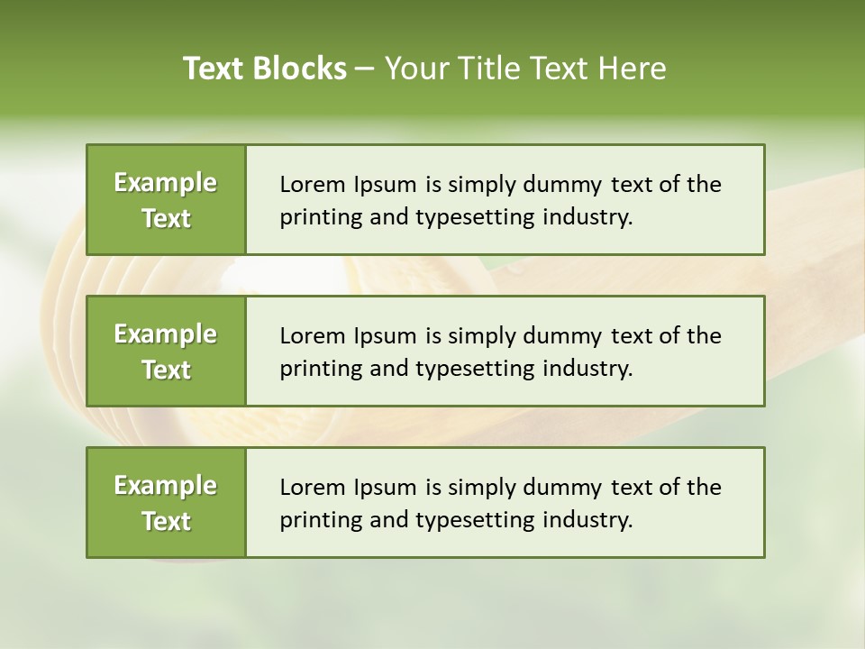 Fresh Milk Product Margarine PowerPoint Template