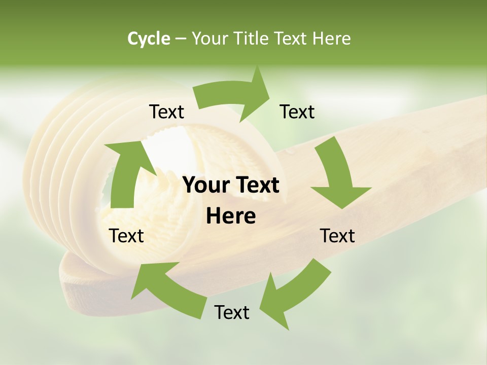 Fresh Milk Product Margarine PowerPoint Template