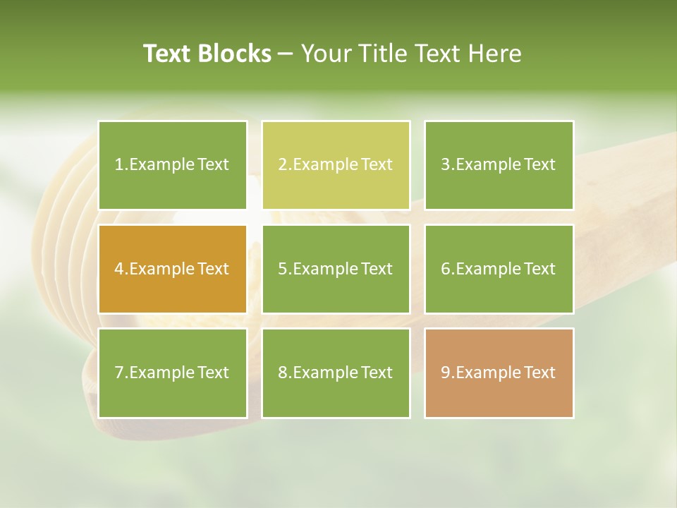 Fresh Milk Product Margarine PowerPoint Template