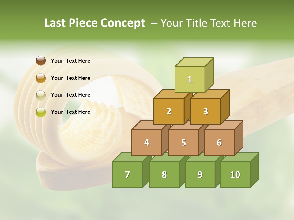 Fresh Milk Product Margarine PowerPoint Template