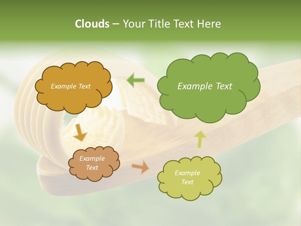 Fresh Milk Product Margarine PowerPoint Template