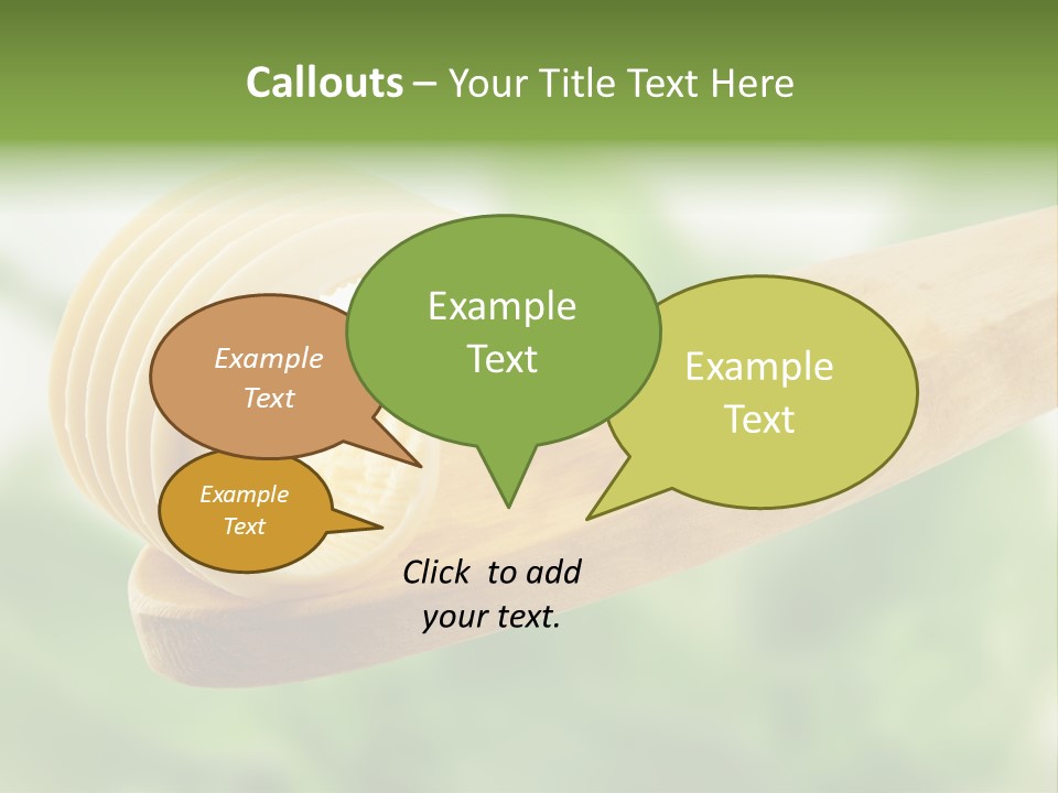Fresh Milk Product Margarine PowerPoint Template