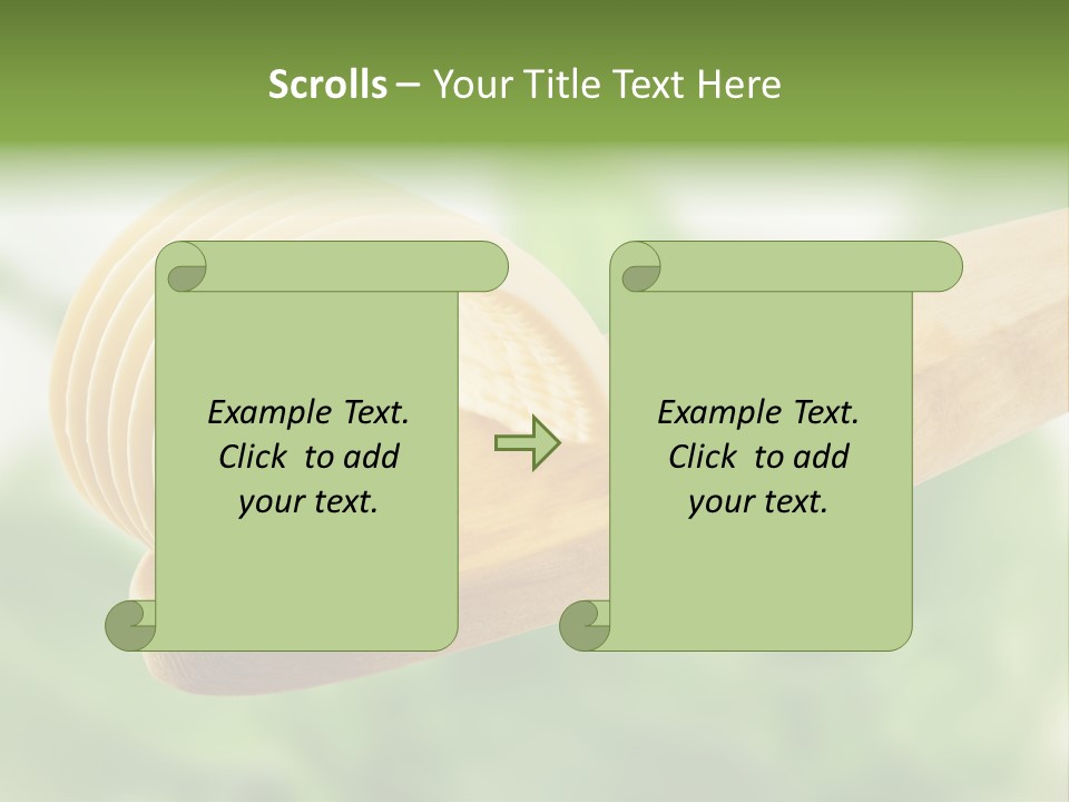 Fresh Milk Product Margarine PowerPoint Template