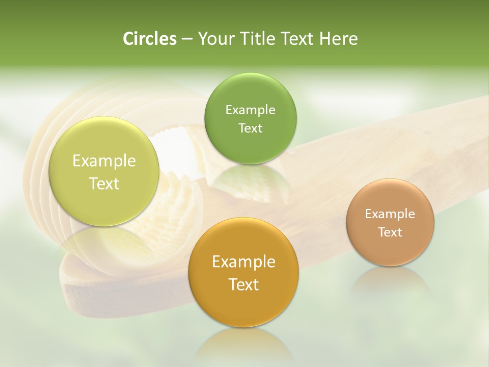 Fresh Milk Product Margarine PowerPoint Template