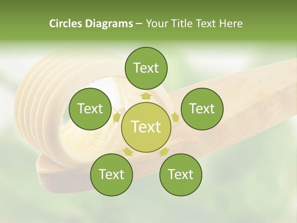 Fresh Milk Product Margarine PowerPoint Template