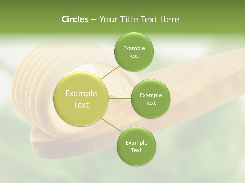 Fresh Milk Product Margarine PowerPoint Template