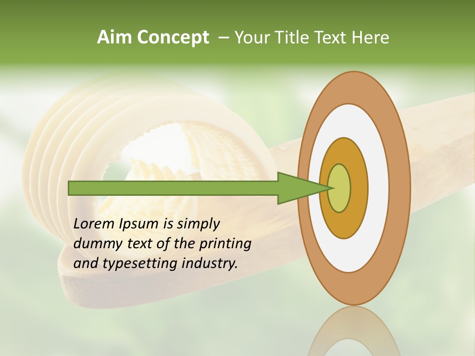 Fresh Milk Product Margarine PowerPoint Template