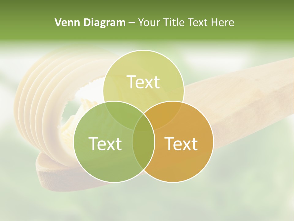 Fresh Milk Product Margarine PowerPoint Template