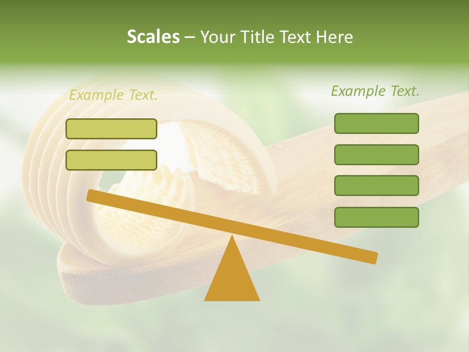Fresh Milk Product Margarine PowerPoint Template