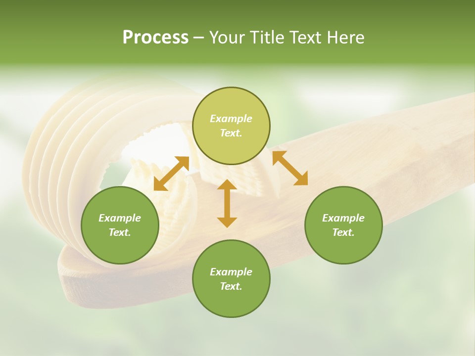 Fresh Milk Product Margarine PowerPoint Template