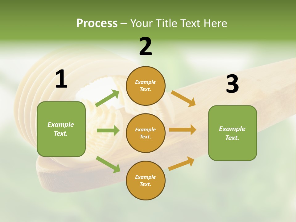 Fresh Milk Product Margarine PowerPoint Template