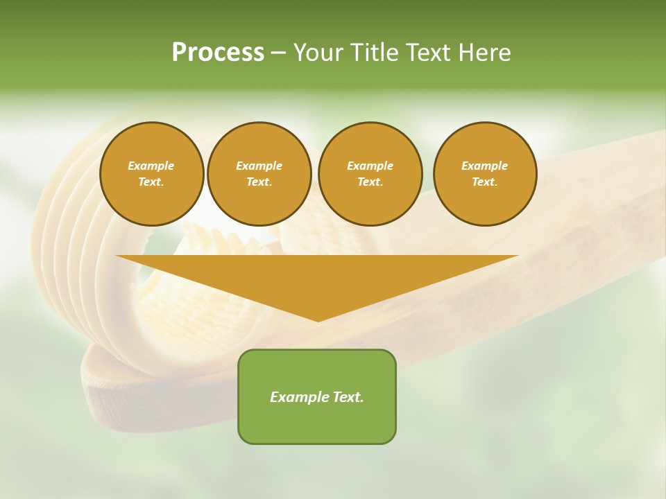 Fresh Milk Product Margarine PowerPoint Template