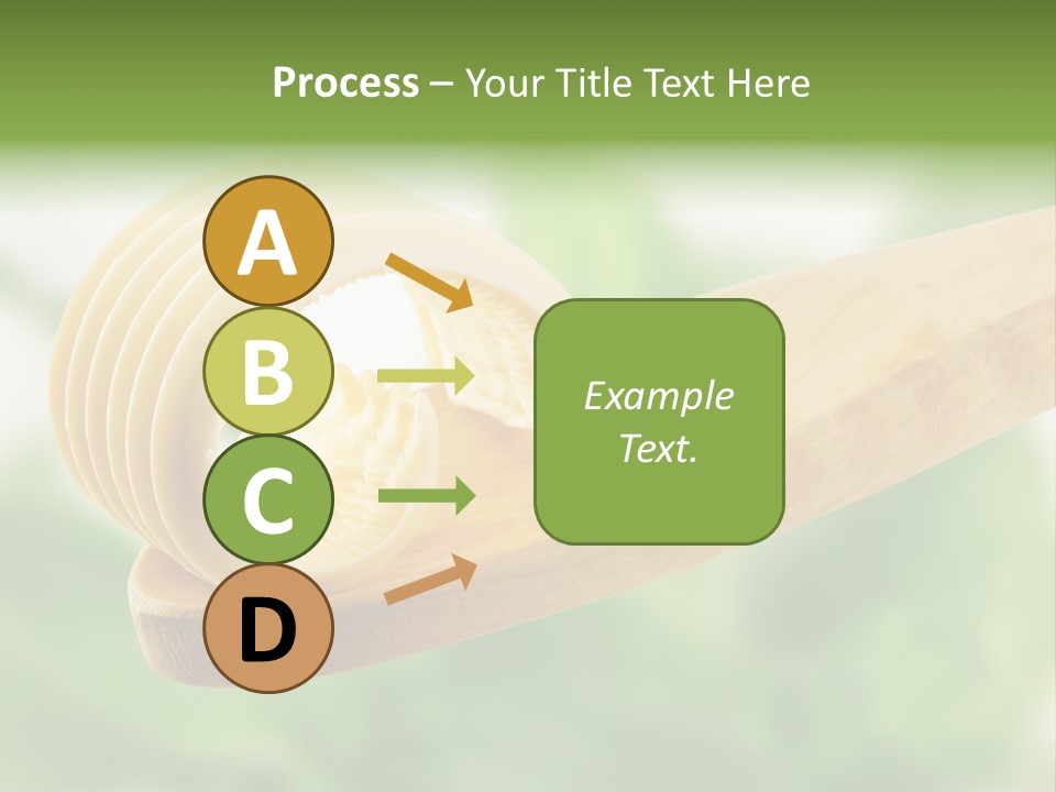 Fresh Milk Product Margarine PowerPoint Template
