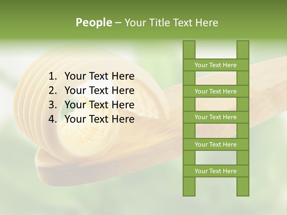 Fresh Milk Product Margarine PowerPoint Template