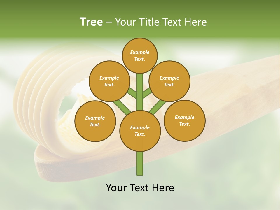 Fresh Milk Product Margarine PowerPoint Template