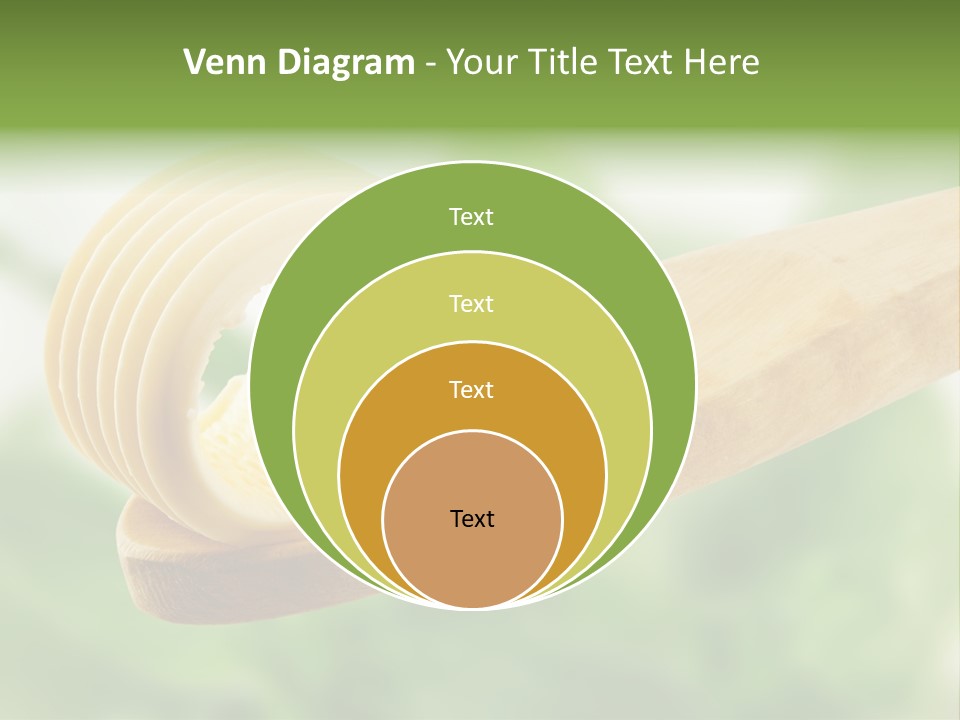 Fresh Milk Product Margarine PowerPoint Template