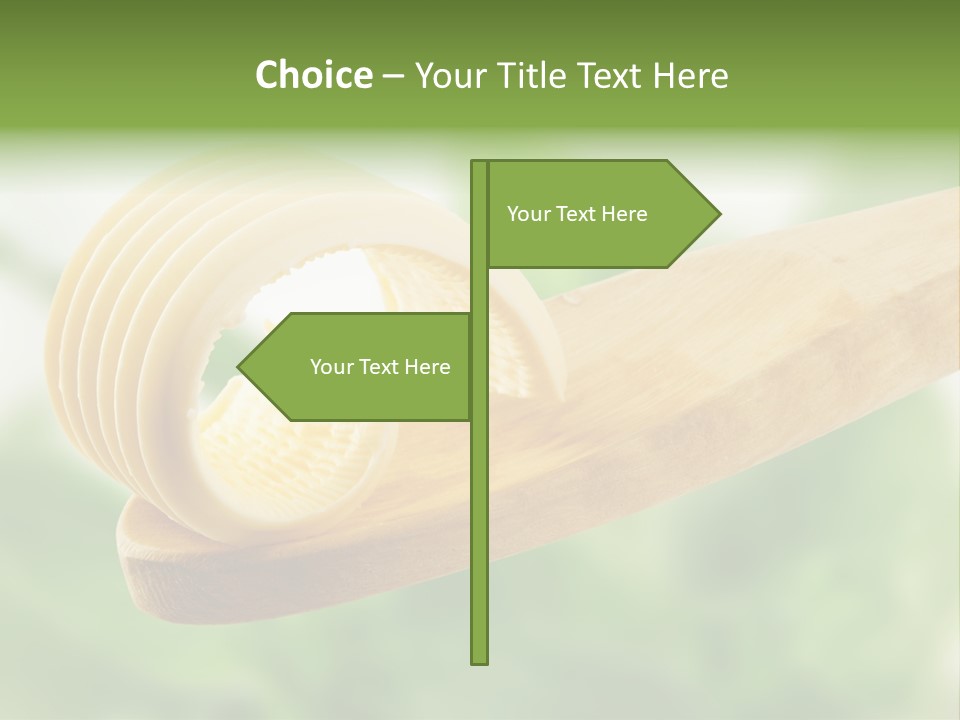 Fresh Milk Product Margarine PowerPoint Template