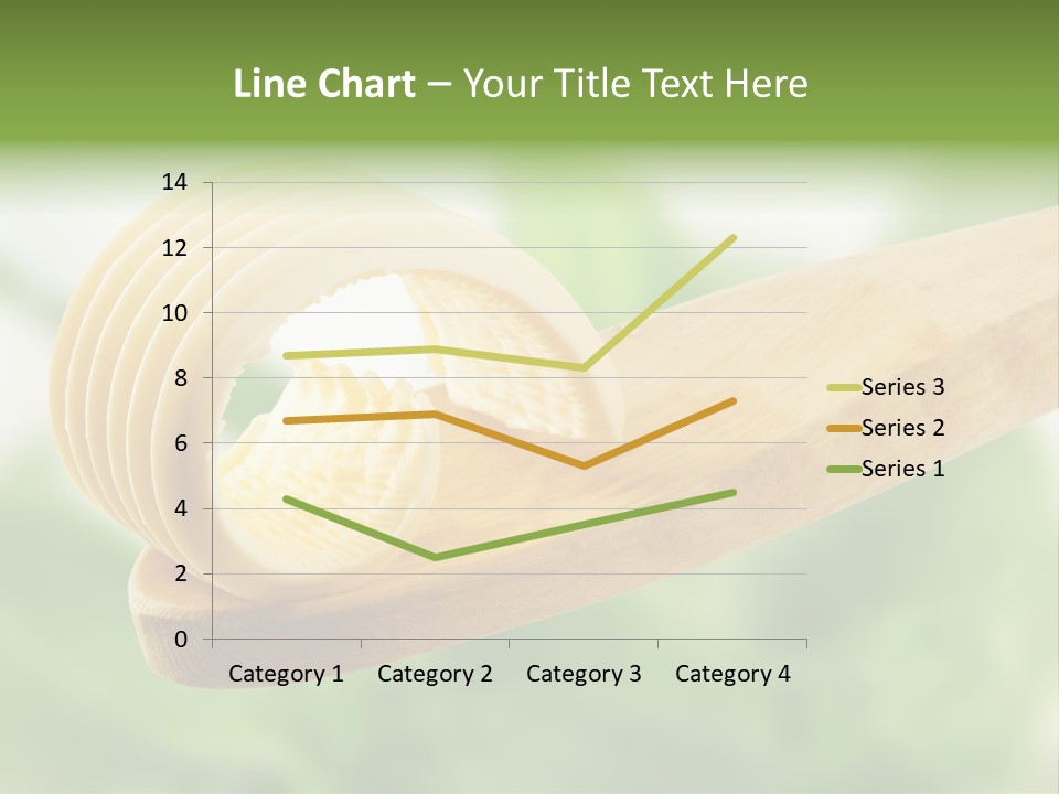 Fresh Milk Product Margarine PowerPoint Template