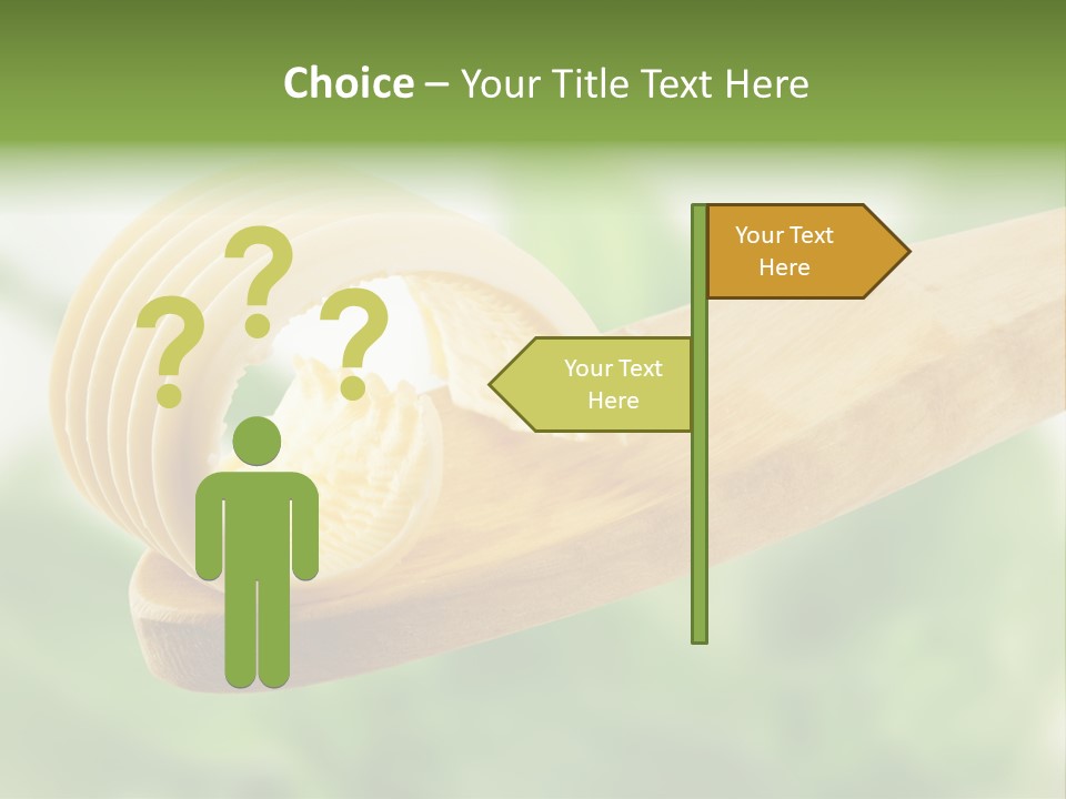 Fresh Milk Product Margarine PowerPoint Template