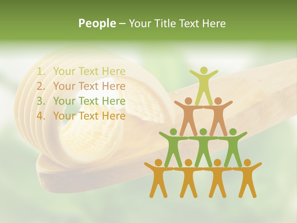 Fresh Milk Product Margarine PowerPoint Template