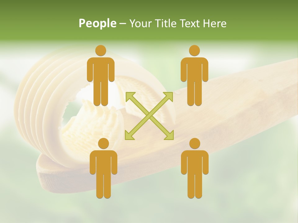 Fresh Milk Product Margarine PowerPoint Template