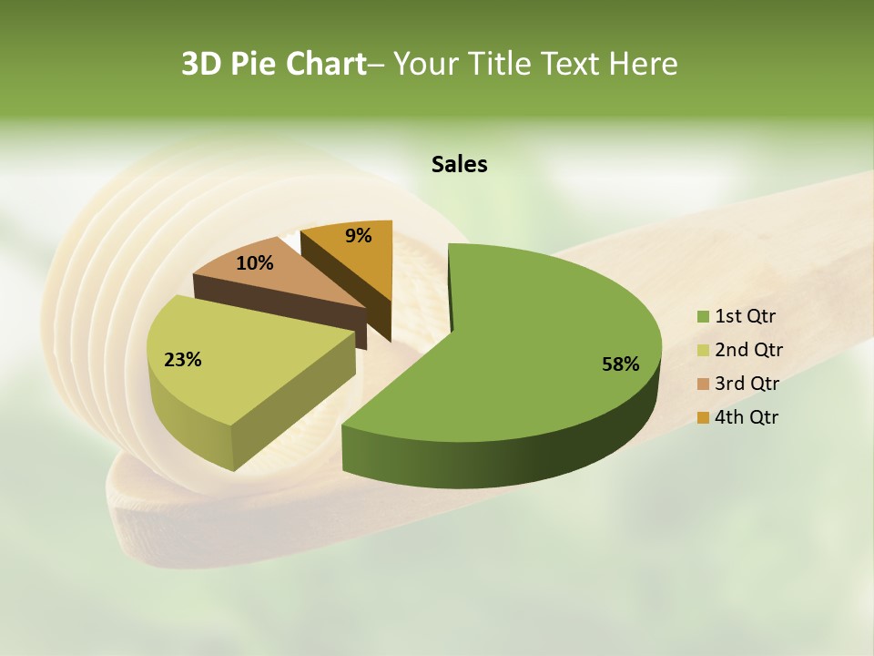Fresh Milk Product Margarine PowerPoint Template