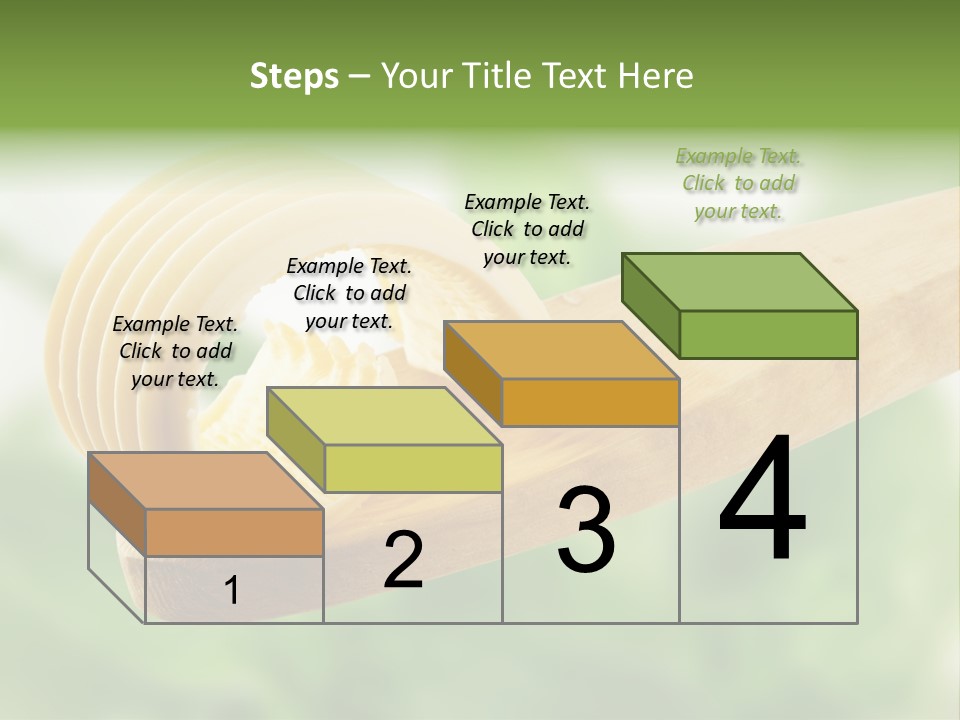 Fresh Milk Product Margarine PowerPoint Template