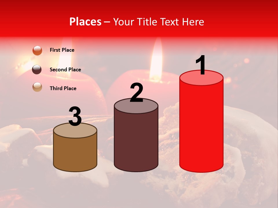 Tunnel Advent Cake PowerPoint Template