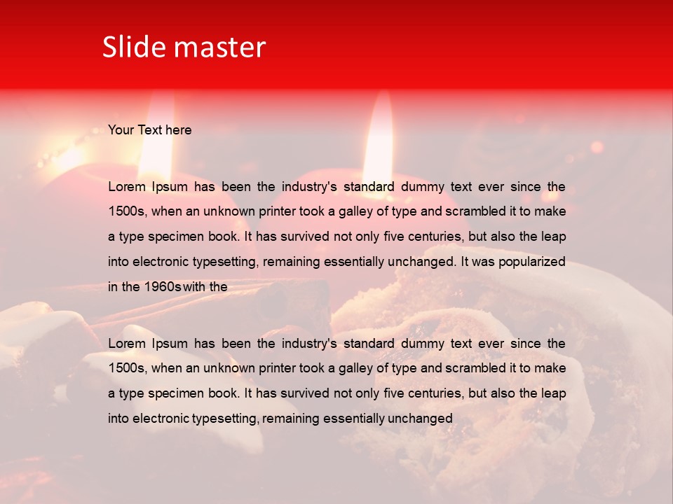 Tunnel Advent Cake PowerPoint Template