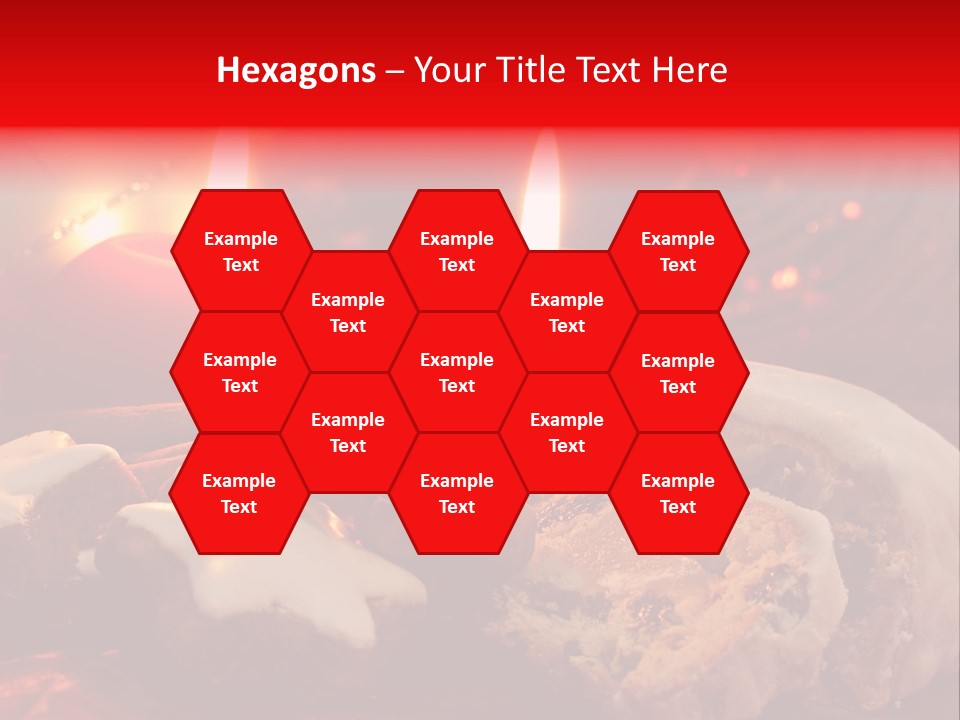 Tunnel Advent Cake PowerPoint Template