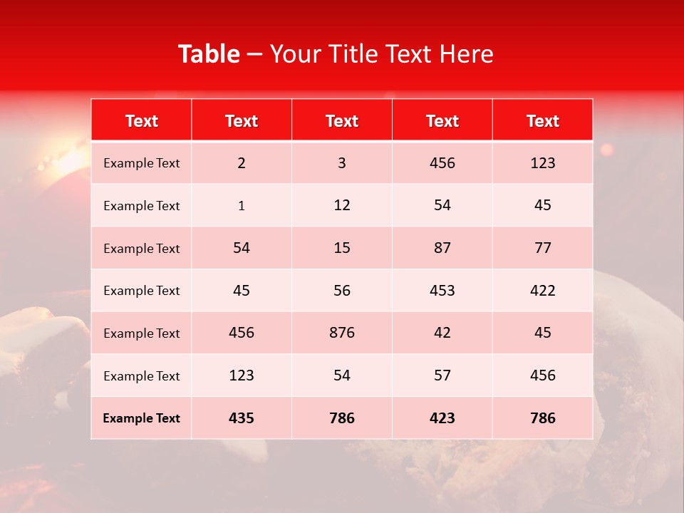 Tunnel Advent Cake PowerPoint Template
