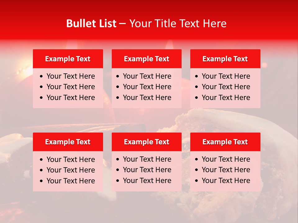 Tunnel Advent Cake PowerPoint Template