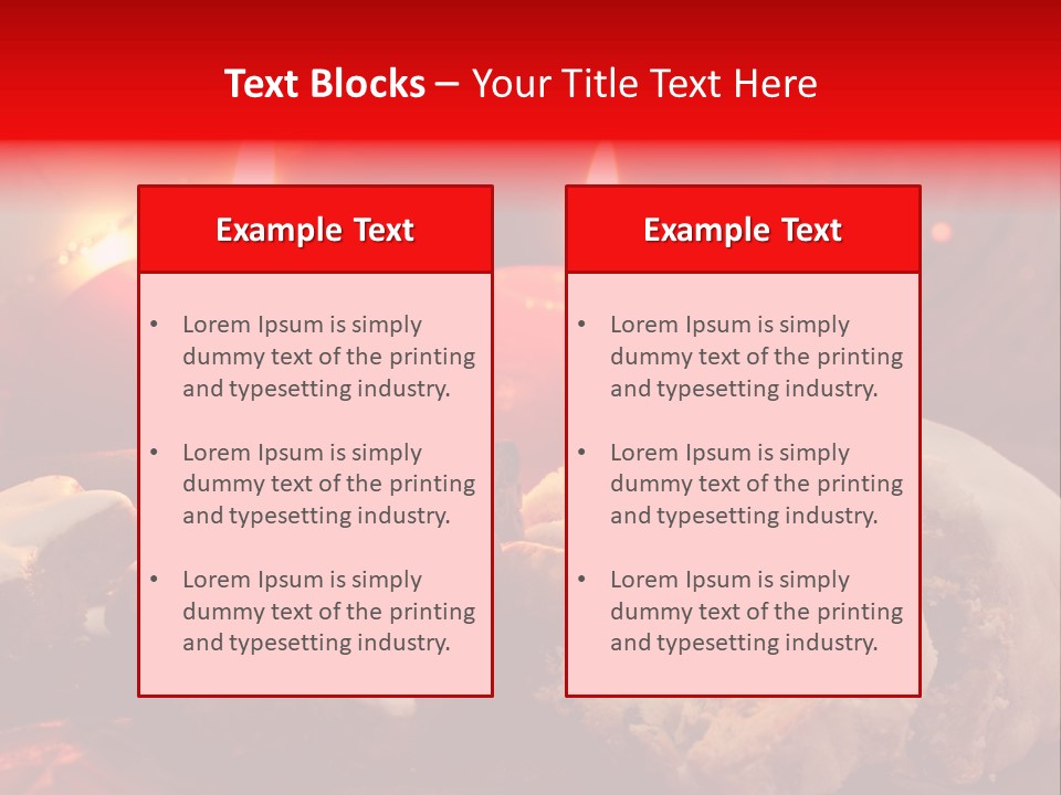 Tunnel Advent Cake PowerPoint Template