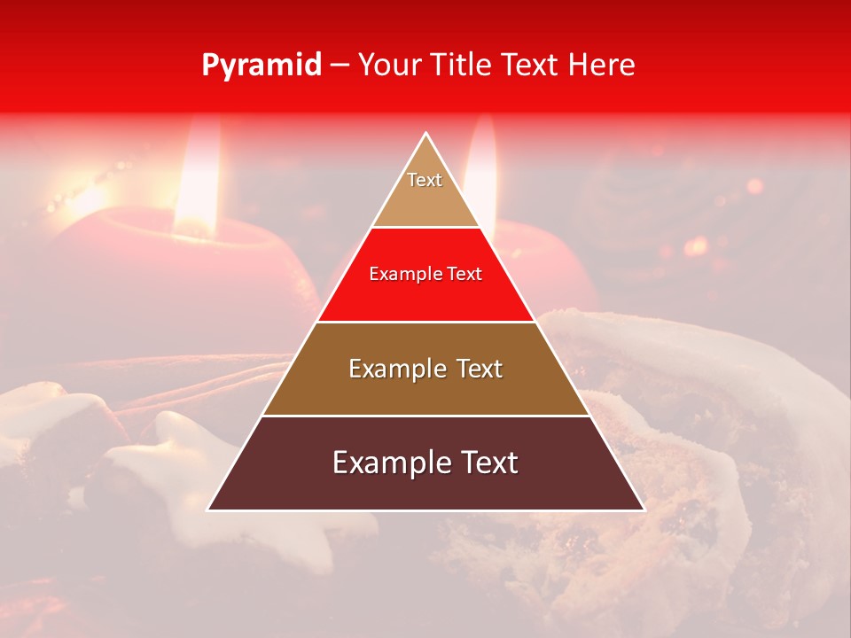 Tunnel Advent Cake PowerPoint Template