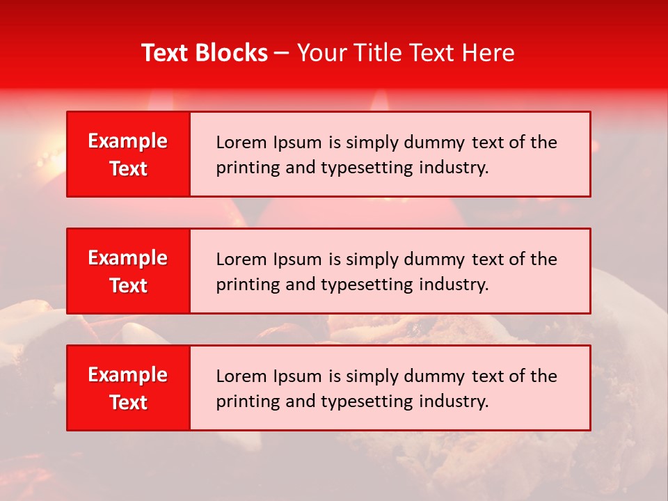 Tunnel Advent Cake PowerPoint Template