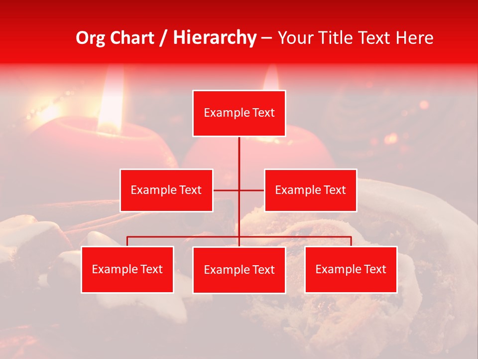 Tunnel Advent Cake PowerPoint Template